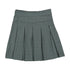 1984 Ribbed Knit Sweater with Plaid Skirt
